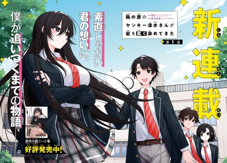 Tonari No Seki No Yankee Shimizu-San Ga Kami O Kuroku Sometekita